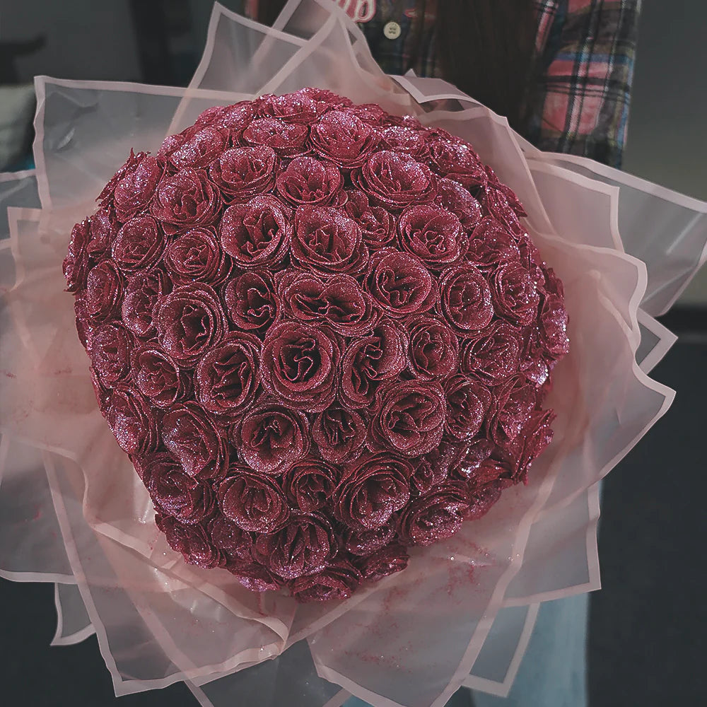 Glittering Love Roses Bouquet