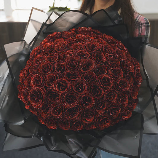 Glittering Love Roses Bouquet