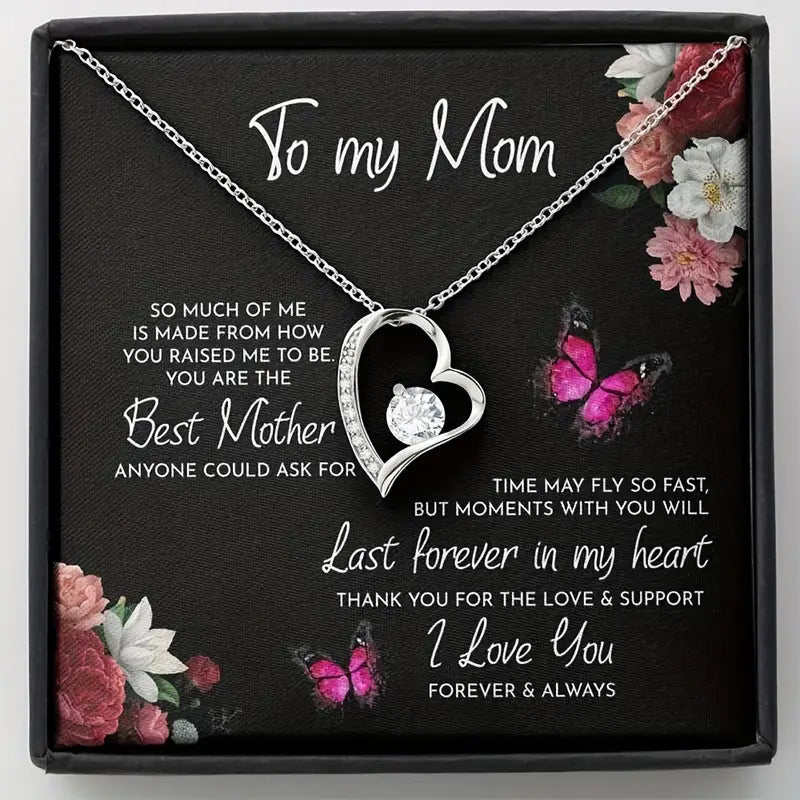 Mom Heart Necklace